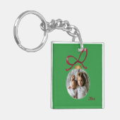Gepersonaliseerde foto met jaar Custom Keepsake Sleutelhanger (Voorkant Links)