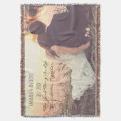 Gepersonaliseerde foto met offerte deken (Voorkant Verticaal)