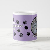 Gepersonaliseerde foto 'Mijn kind heeft vier benen Grote Koffiekop (Voorkant)