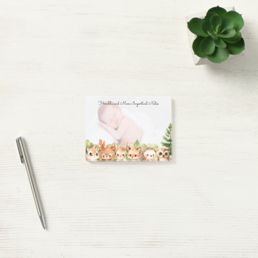 Gepersonaliseerde foto Modern Post-it® Notes (Kantoor)