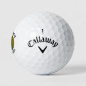 Gepersonaliseerde foto Moderne Creëer Sjabloon Gol Golfballen (Logo)