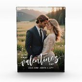 Gepersonaliseerde foto Moderne eerste Valentijnsda (Voorkant)