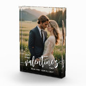 Gepersonaliseerde foto Moderne eerste Valentijnsda (Rechts)