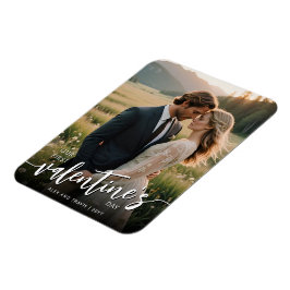 Gepersonaliseerde foto Moderne eerste Valentijnsda Magneet