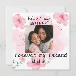 Gepersonaliseerde foto Moeder citaat roze moederda