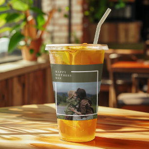 Gepersonaliseerde foto Moederdag cadeau Acryl Drinkbeker