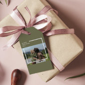 Gepersonaliseerde foto Moederdag cadeau Cadeaulabel