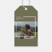 Gepersonaliseerde foto Moederdag cadeau Cadeaulabel (Voorkant)