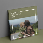 Gepersonaliseerde foto Moederdag cadeau Canvas Afdruk