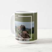 Gepersonaliseerde foto Moederdag cadeau Koffiemok (Voorkant links)