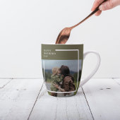 Gepersonaliseerde foto Moederdag cadeau Latte Mok
