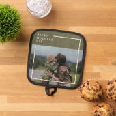 Gepersonaliseerde foto Moederdag cadeau Pannenlap (Top down)