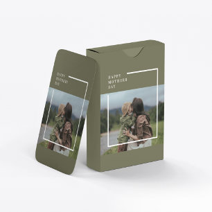 Gepersonaliseerde foto Moederdag cadeau Pokerkaarten