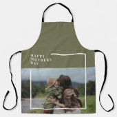 Gepersonaliseerde foto Moederdag cadeau Schort (Voorkant)