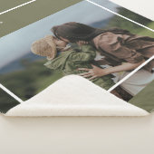 Gepersonaliseerde foto Moederdag cadeau Sherpa Deken (3/4)