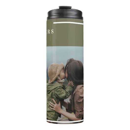 Gepersonaliseerde foto Moederdag cadeau Thermosbeker (Voorkant)