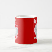 Gepersonaliseerde foto-Mok hart Koffiemok (Center)