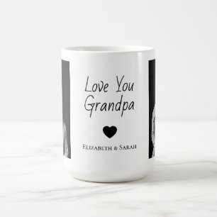 Gepersonaliseerde foto Mok - Love You Grandpa