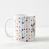 Gepersonaliseerde Foto Mok met Kleurrijke Stippen  (Links)