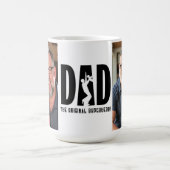 Gepersonaliseerde Foto Mok – Papa, een echte super (Center)