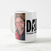 Gepersonaliseerde Foto Mok – Papa, een echte super (Voorkant links)