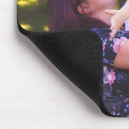 Gepersonaliseerde foto Muismat (Hoek)