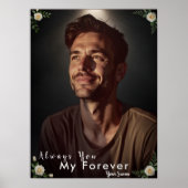 Gepersonaliseerde foto & naam | Gepersonaliseerd c Poster (Voorkant)