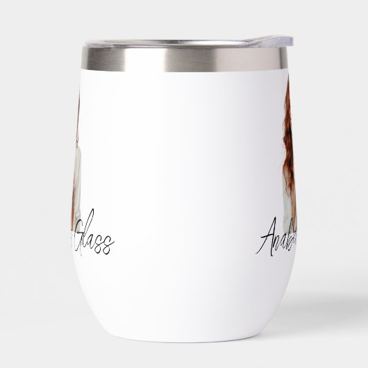 Gepersonaliseerde foto naam Monogram Gift (Links)