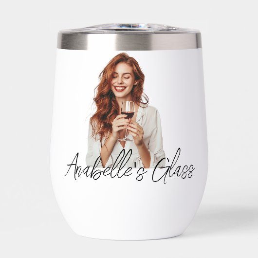 Gepersonaliseerde foto naam Monogram Gift (Voorkant)