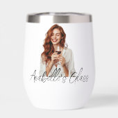 Gepersonaliseerde foto naam Monogram Gift (Achterkant)