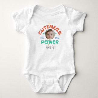 Gepersonaliseerde foto & naam “Schattigheid Is Mij Romper