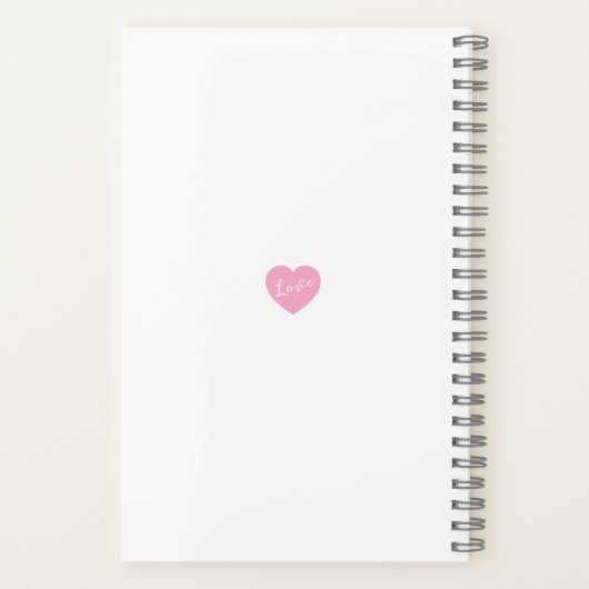 "Gepersonaliseerde foto Notitieboek (Achterkant)