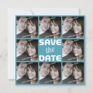 Gepersonaliseerde Foto Octet sparen de Datum Save The Date