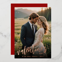 Gepersonaliseerde foto onze eerste Valentijnsdag