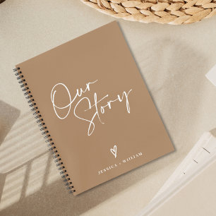 Gepersonaliseerde foto Onze Story Couple Journal Notitieboek