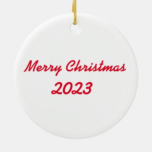 Gepersonaliseerde foto Ornament, aangepaste famili Keramisch Ornament (Achterkant)