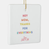 Gepersonaliseerde Foto Ornament Cadeau voor Mama / (Rechts)