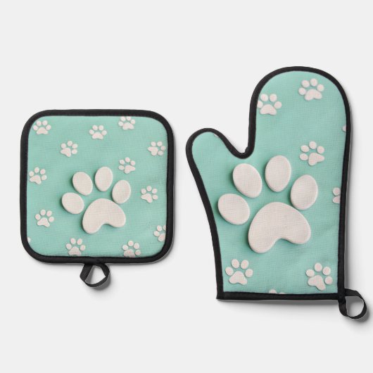 Gepersonaliseerde foto oven Mitt Set (Voorkant)
