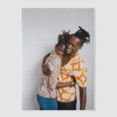 Gepersonaliseerde foto-overlay vellum uitnodigingen (Voorkant)