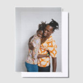 Gepersonaliseerde foto-overlay vellum uitnodigingen (Offset)