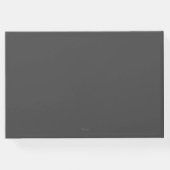 Gepersonaliseerde foto Paar Bruiloft Gastenboek (Achterkant)