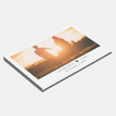 Gepersonaliseerde foto Paar Bruiloft Gastenboek (Hoek)