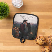 Gepersonaliseerde foto Pas getrouwd Pannenlap (Top down)