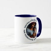 Gepersonaliseerde foto Patriottisch Amerikaans Vla Mok (Voorkant rechts)