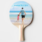 Gepersonaliseerde Foto Ping Pong Paddles Aangepast Tafeltennisbatje (Achterkant)