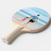 Gepersonaliseerde Foto Ping Pong Paddles Aangepast Tafeltennisbatje (Voorkant Gekanteld)