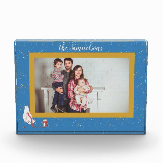 Gepersonaliseerde Foto Polar Beer Penguin Ingelijs (Voorkant)