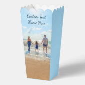 Gepersonaliseerde Foto Popcorn Dozen Aangepaste Te Bedankdoosjes (Voorkant)
