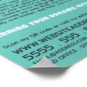 Gepersonaliseerde foto, professionele organisator poster (Hoek)