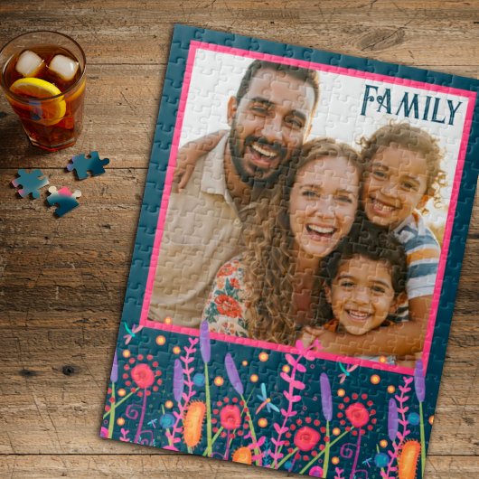 Gepersonaliseerde foto puzzel Inspirivity Wildflow